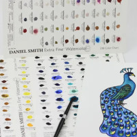Dot card Daniel Smith - 66 χρώματα για δοκιμή - 5,60 Eυρώ